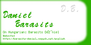 daniel barasits business card